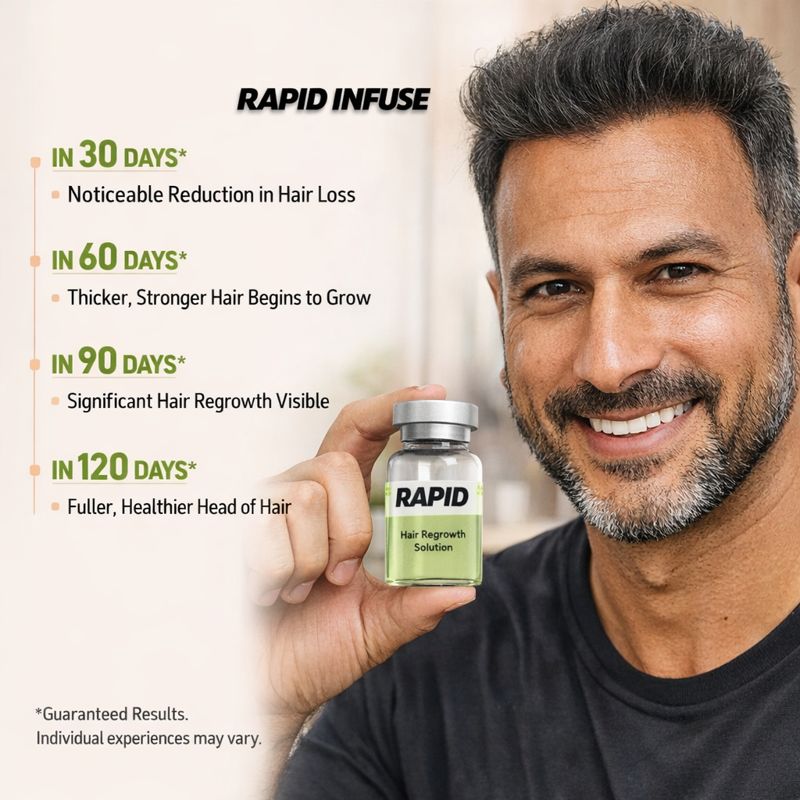 Rapid Infuse hair regrowth timeline